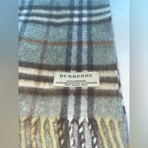 Burberry scarf.